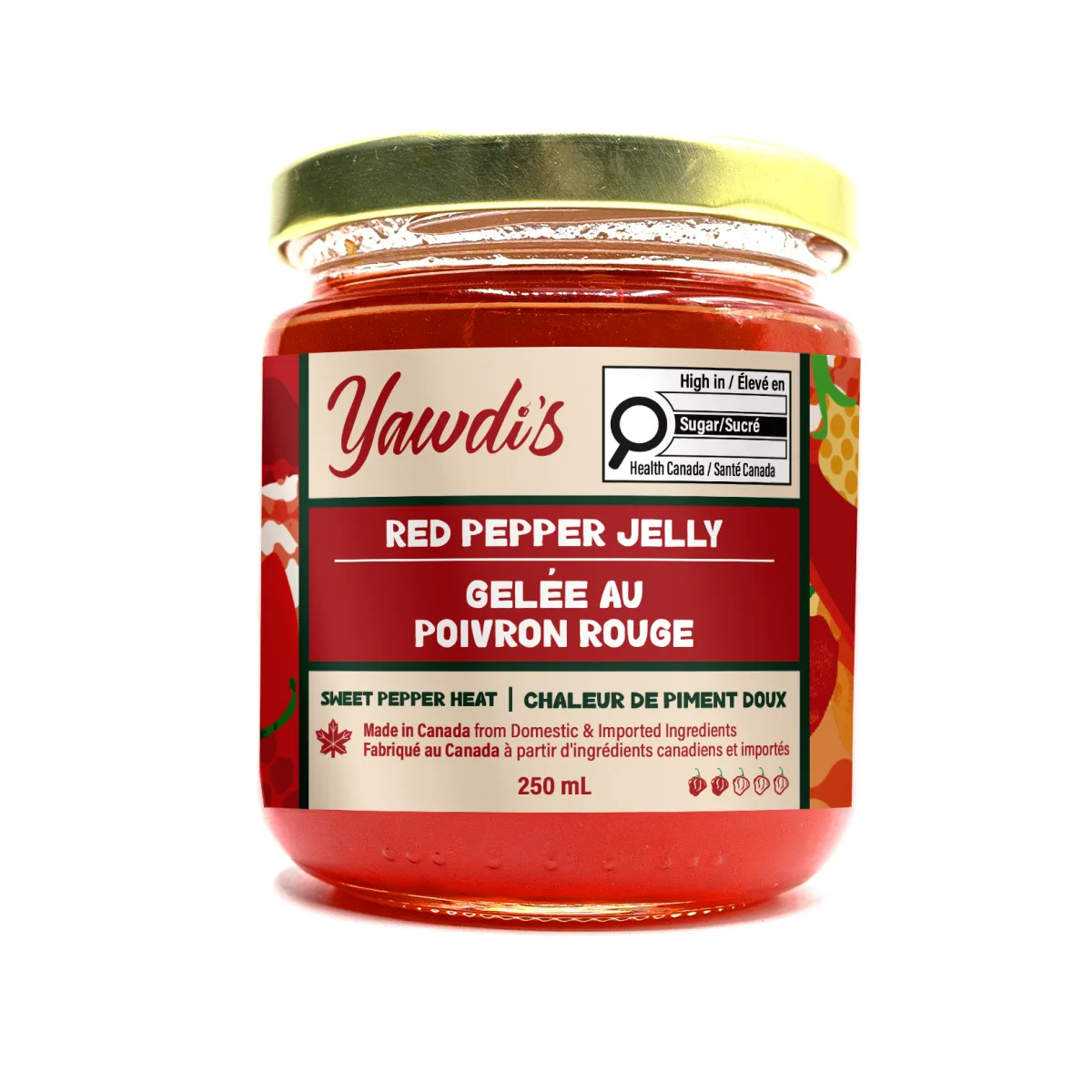 YAWDI'S RED PEPPER JELLY