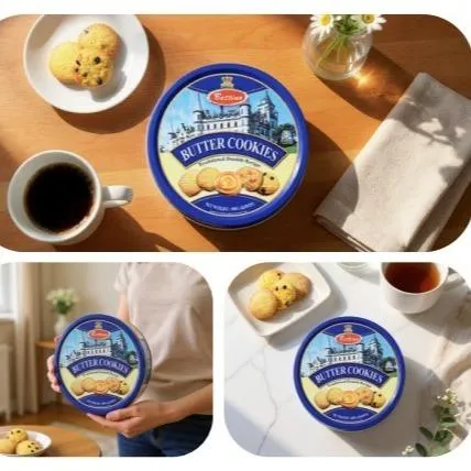 Bettino Traditional Butter Cookies, 16oz, 454g in Tin