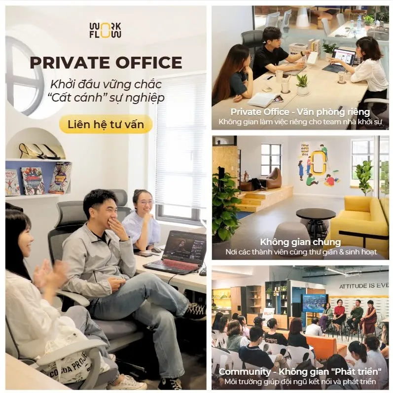 VĂN PHÒNG LÀM VIỆC HIỆU SUẤT CAO - LINH HOẠT - BỀN VỮNG