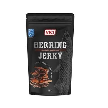 Viči Herring Jerky Black Garlic, Sumac and Chilli