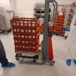 Mini gerbeur électrique de manutention