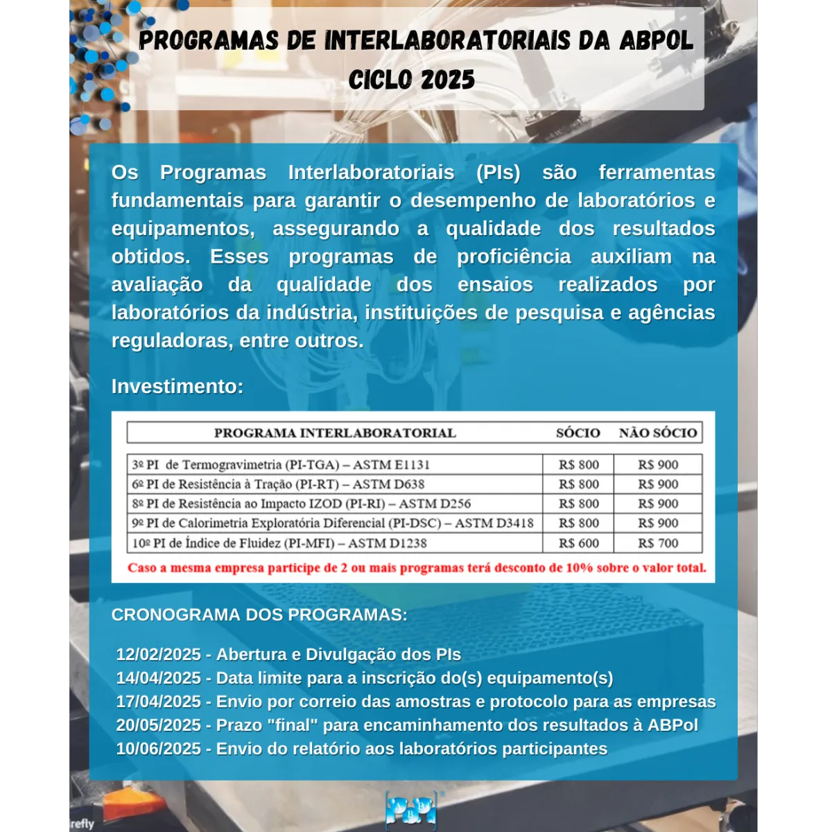 Programas Interlaboratoriais (PIs)