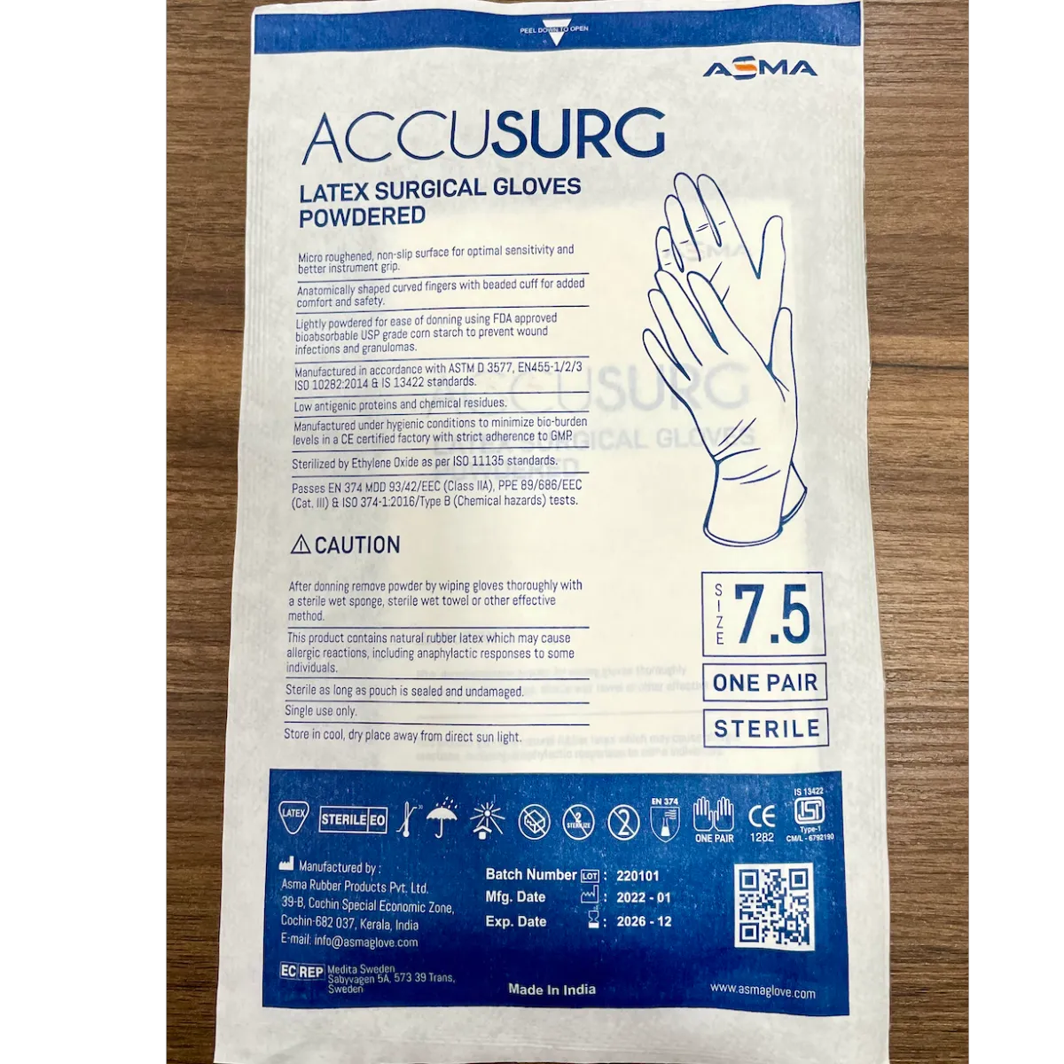 Sterile Latex Surgical Gloves