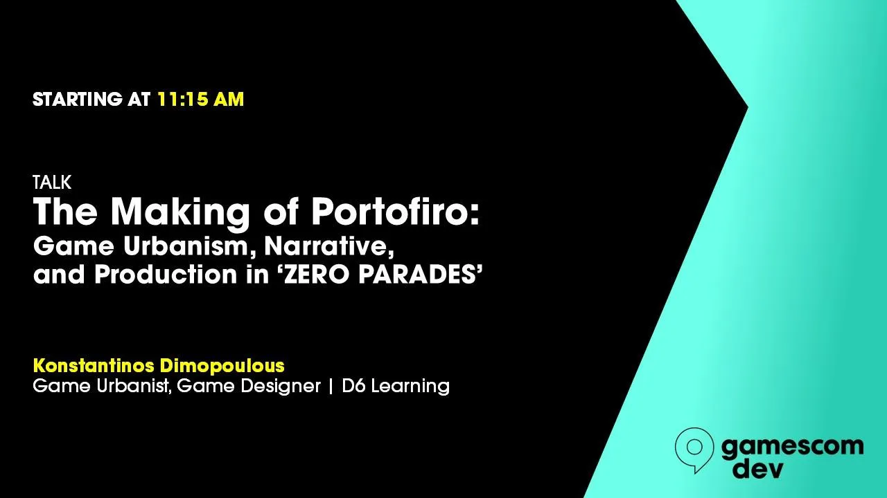 The Making of Portofiro: Game Urbanism, Narrative, and Production in ZERO PARADES