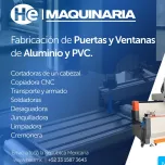MAQUINARIA PARA ALUMINIO Y PVC