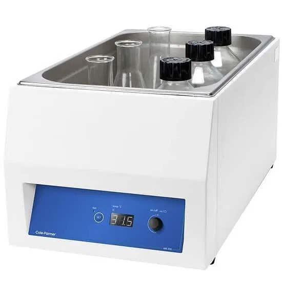 Cole-Parmer WB-300-24 Stuart Digital Water Bath, Stainless Steel, 24 L; 230 VAC