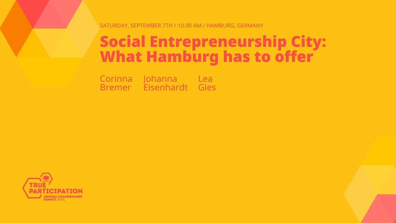 Social Entrepreneurship City: What Hamburg has to offer