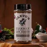 Cleve's Gourmet Cowboy Charcoal Steak Seasoning for Grilling & Cooking, Steak Rub with Smoky Charred Flavor, Prime Rib Seasoning & Beef Seasoning