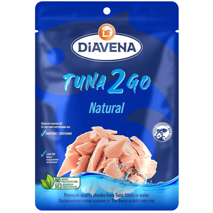 DIAVENA Tuna Fillets, Tuna Chunks, Salad with Tuna, canned, 80g/160g./200g/320g