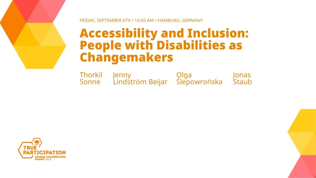 Accessibility and Inclusion: People with Disabilities as Changemakers