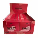 Gummy Energy Bar with 70% Cocoa Dark Chocolate Coating