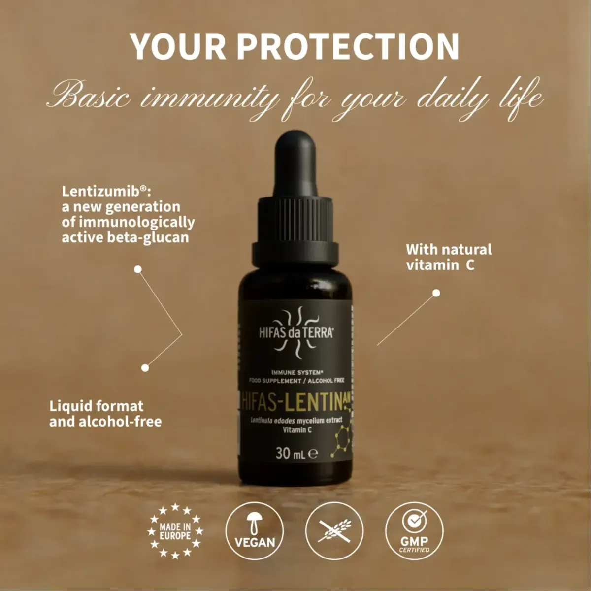 HIFAS-Lentinan Shiitake Extract (Lentizumib) Drops