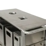 Chariot JASMIN, chariot de travail ergonomique non mécanisé à usage professionnel