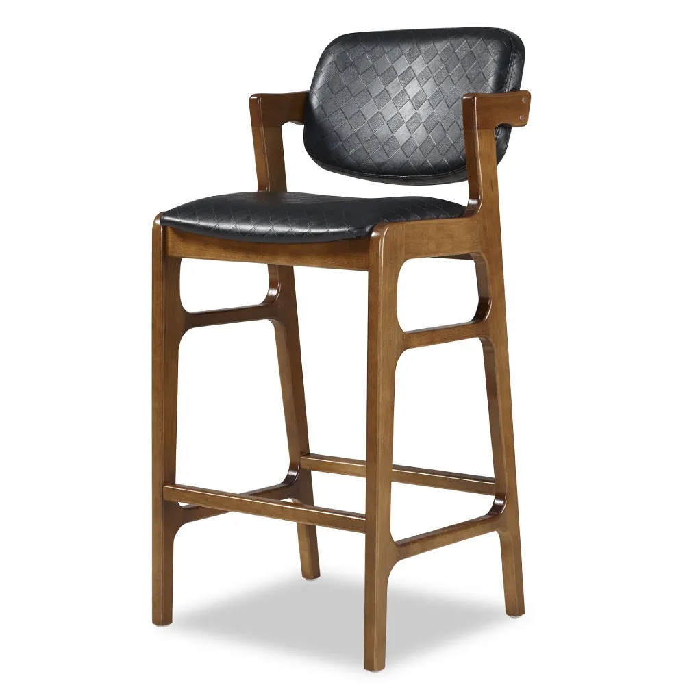 Banqueta Certitude Encosto Estofado ou em Tela