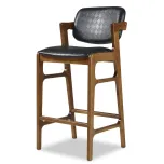 Banqueta Certitude Encosto Estofado ou em Tela