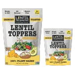 Crunchy Toasted Lentil Snacks and Salad Toppers