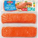 Coho-salon, 2 fillets without skin, frozen
