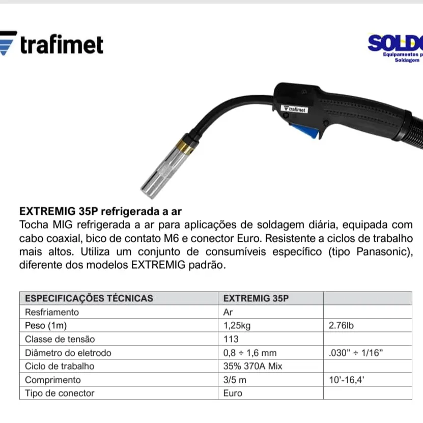 EXTREMIG 35P refrigerada a ar
