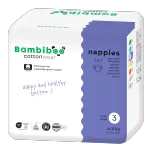 Bambiboo COTTONWEAR disposable nappies with organic cotton