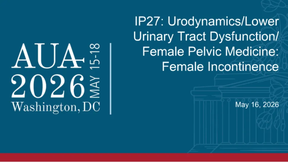 IP27: Urodynamics/Lower Urinary Tract Dysfunction/Female Pelvic Medicine: Female Incontinence