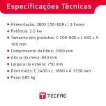 Seladora em L Automática - BSF9080LE