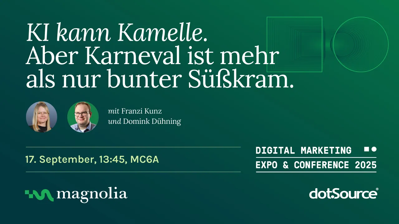 KI kann Kamelle. Aber Karneval ist mehr als nur bunter Süßkram. Warum dein Content Management mehr Karneval braucht.