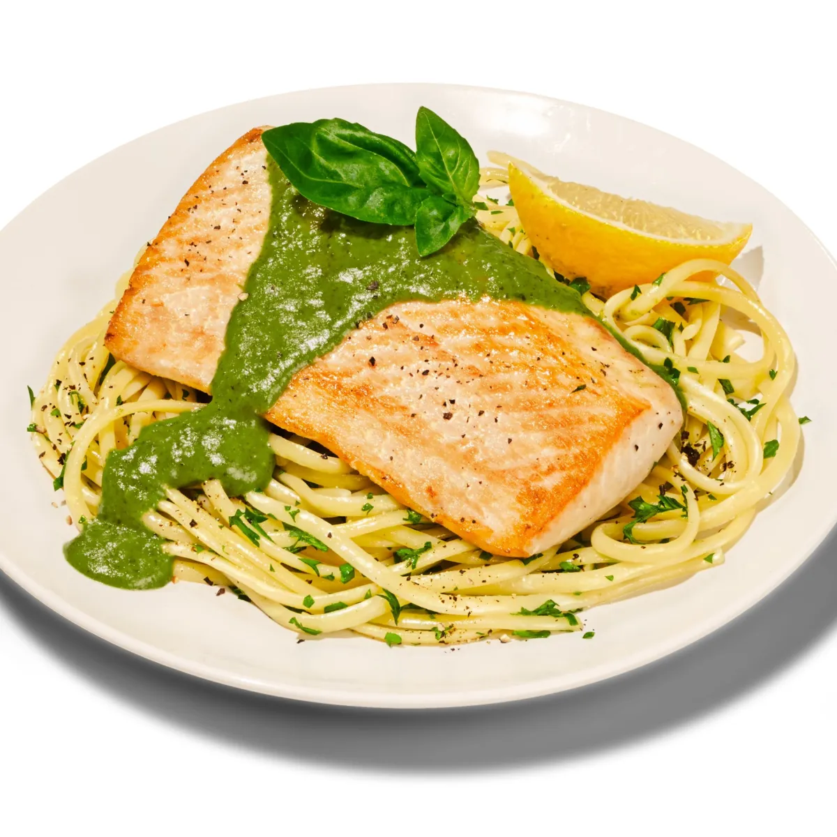 Mahi Mahi in Creamy Basil Pesto