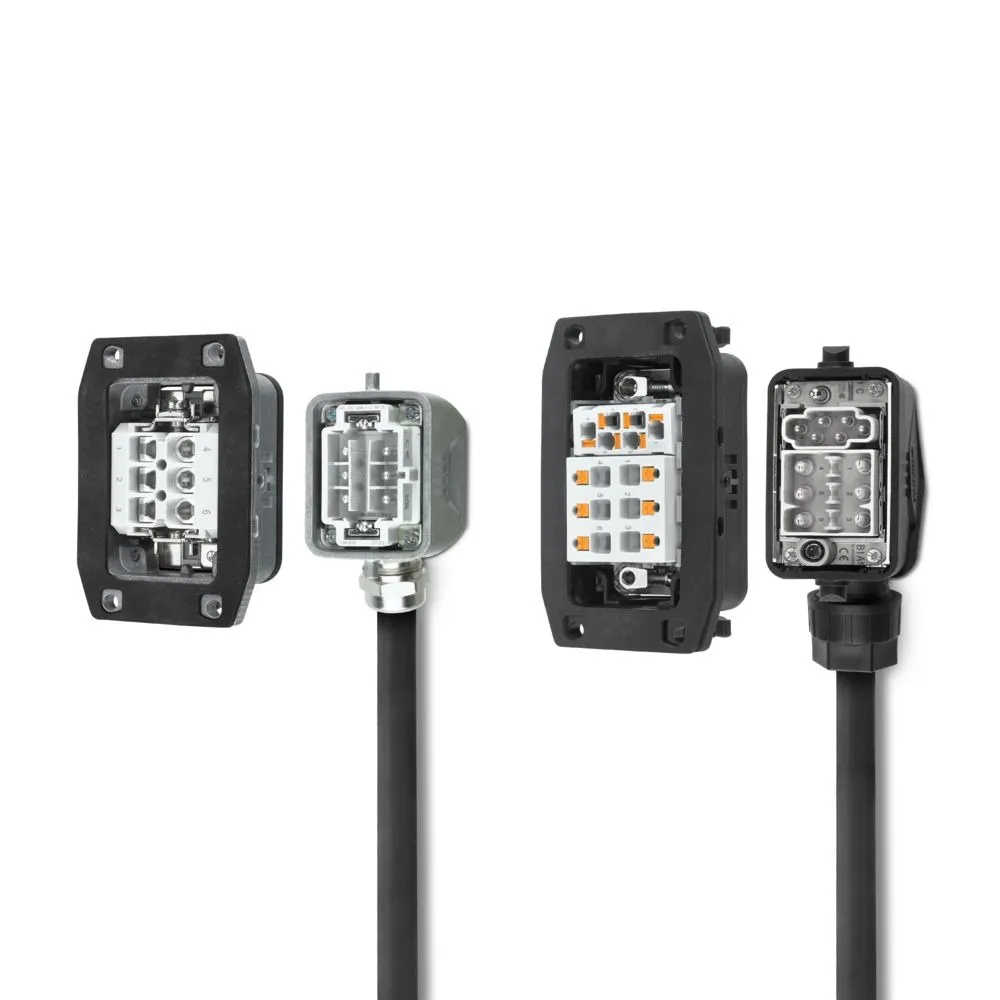 Betrouwbare overdracht van energie, data en signalen met heavy-duty connectoren