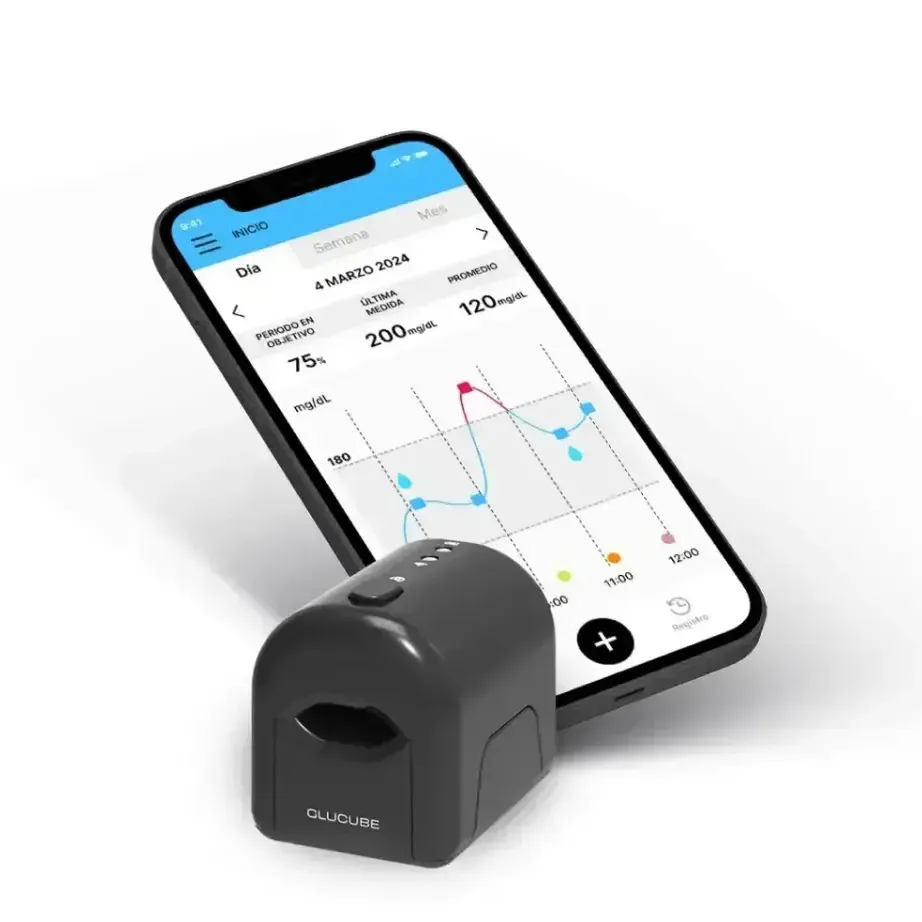 GLUCUBE - The first pain-free glucose measuring device