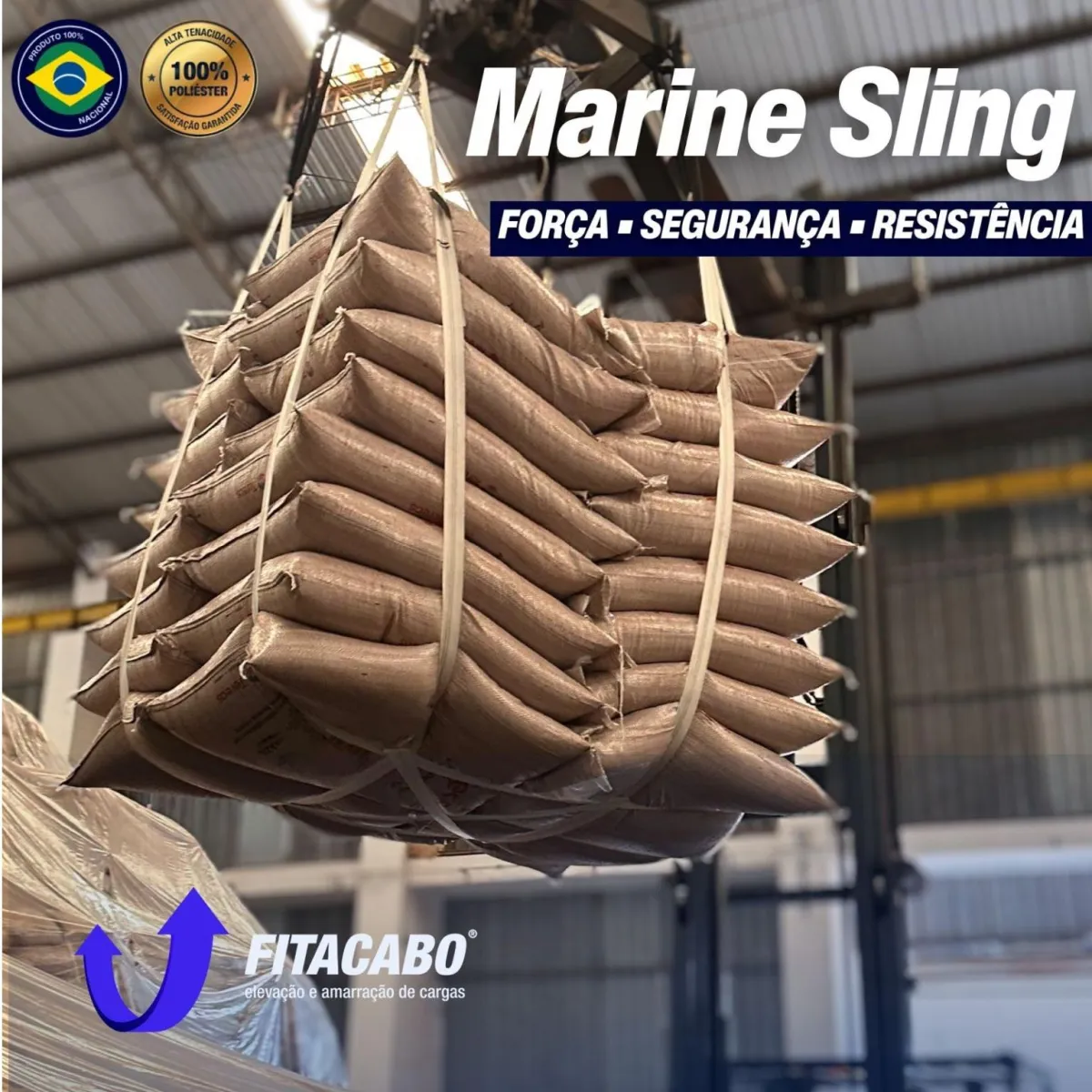 Marine Sling para Movimentação de Sacarias