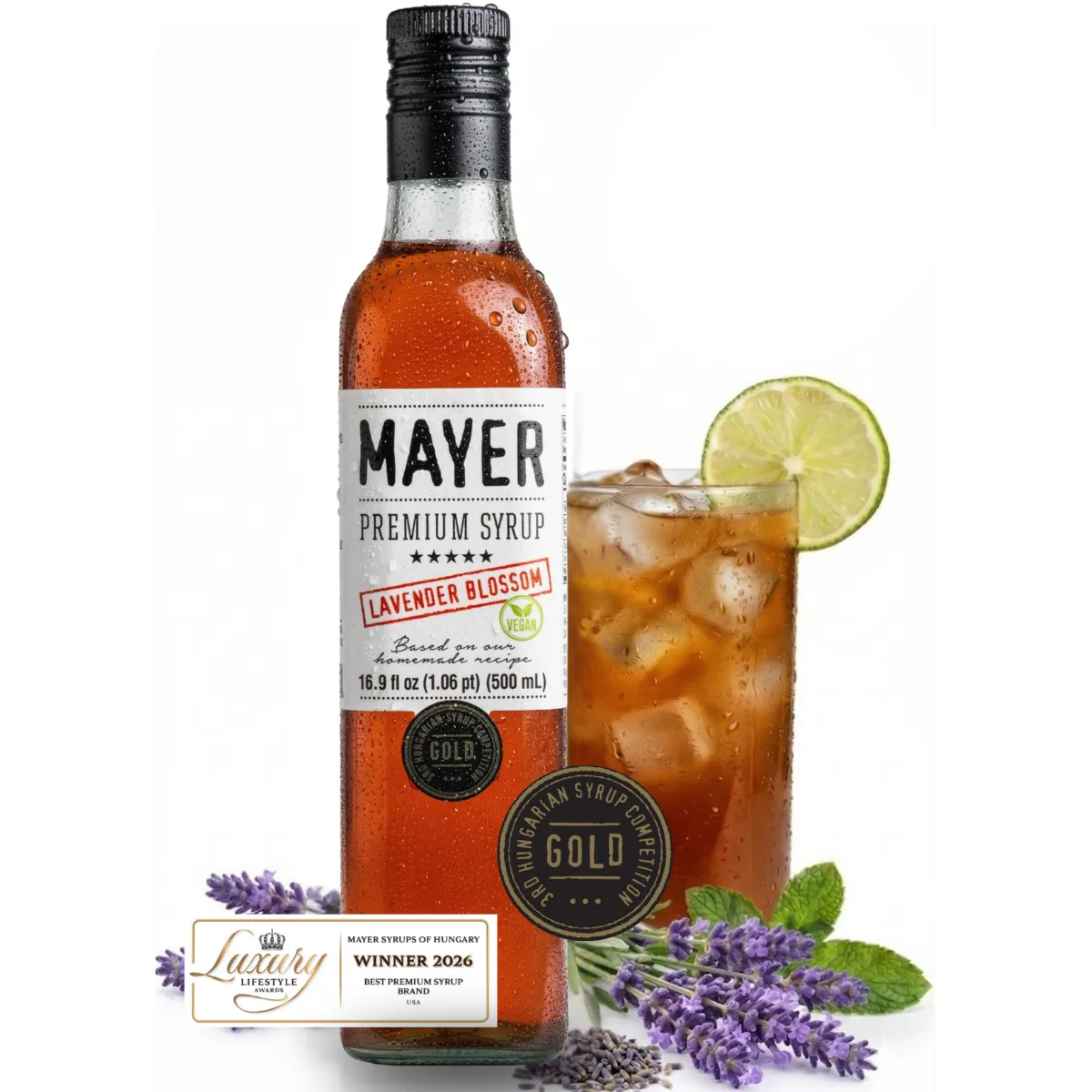 Mayer Premium Lavender Syrup / Cordial