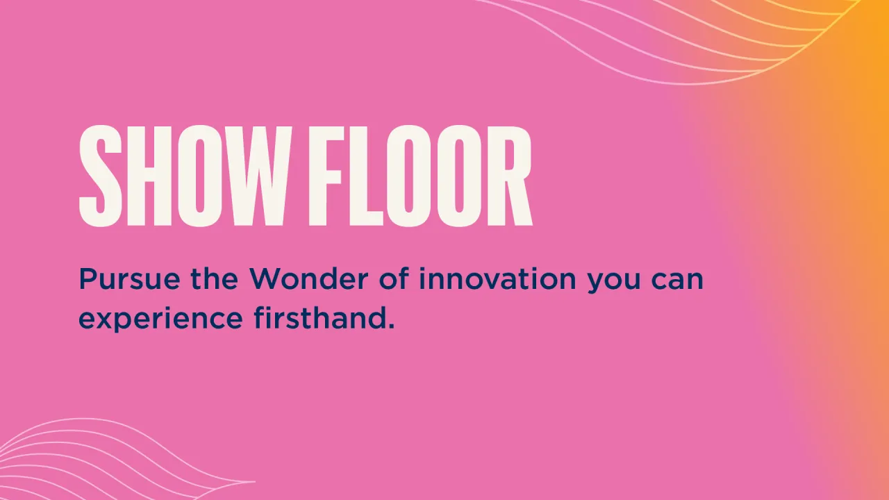 Trade Show Floor Open