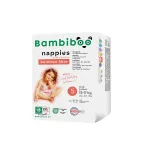 Bambiboo disposable nappies with bamboo fibre
