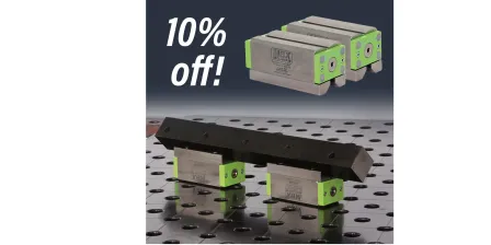 10% discount on any MBX magnetic clamping block or FX Universal Lift magnet