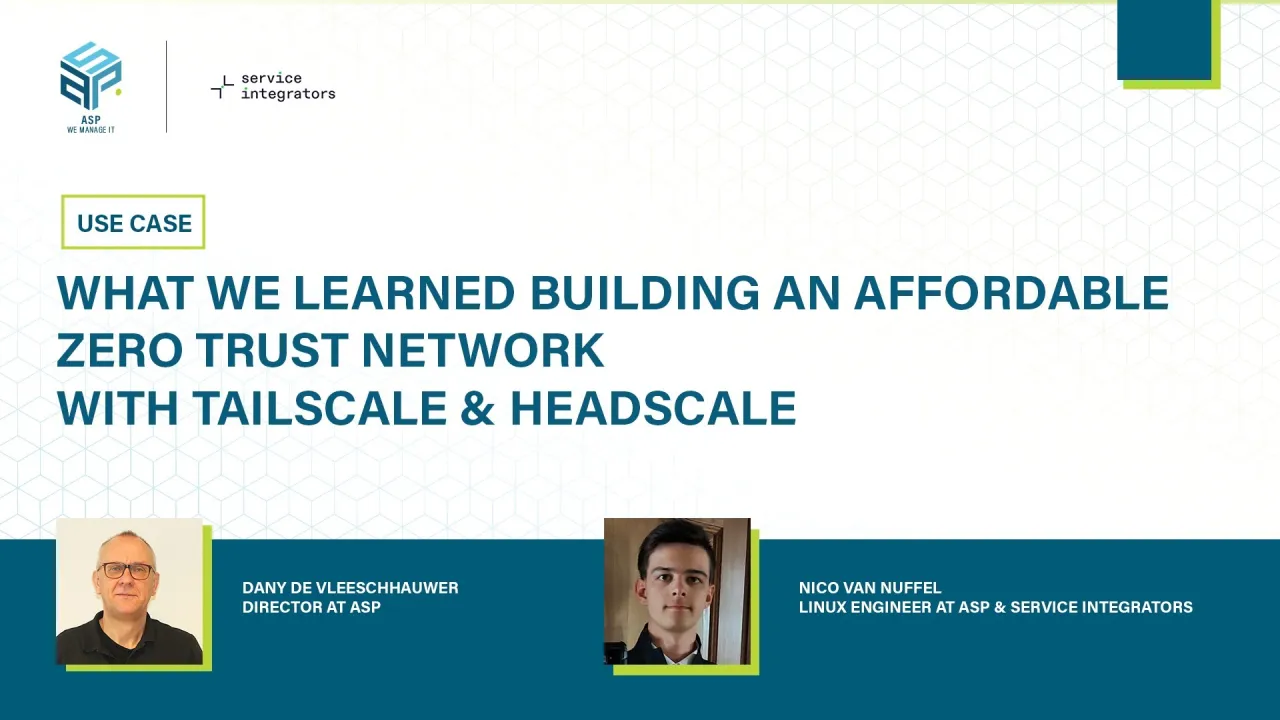 What we learned building an affordable Zero Trust Network with Tailscale & Headscale