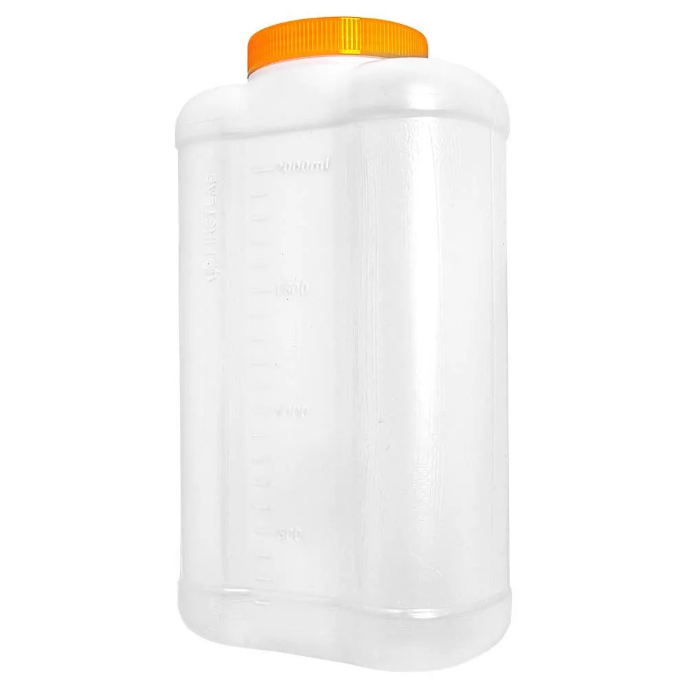 FL1-2402L Coletor 24 Horas 2 L sem Alça, Translúcido, Tampa Laranja, U