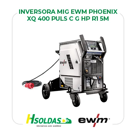 INVERSORA MIG EWM TITAN XQ 400 AC PULS D W R1 5M