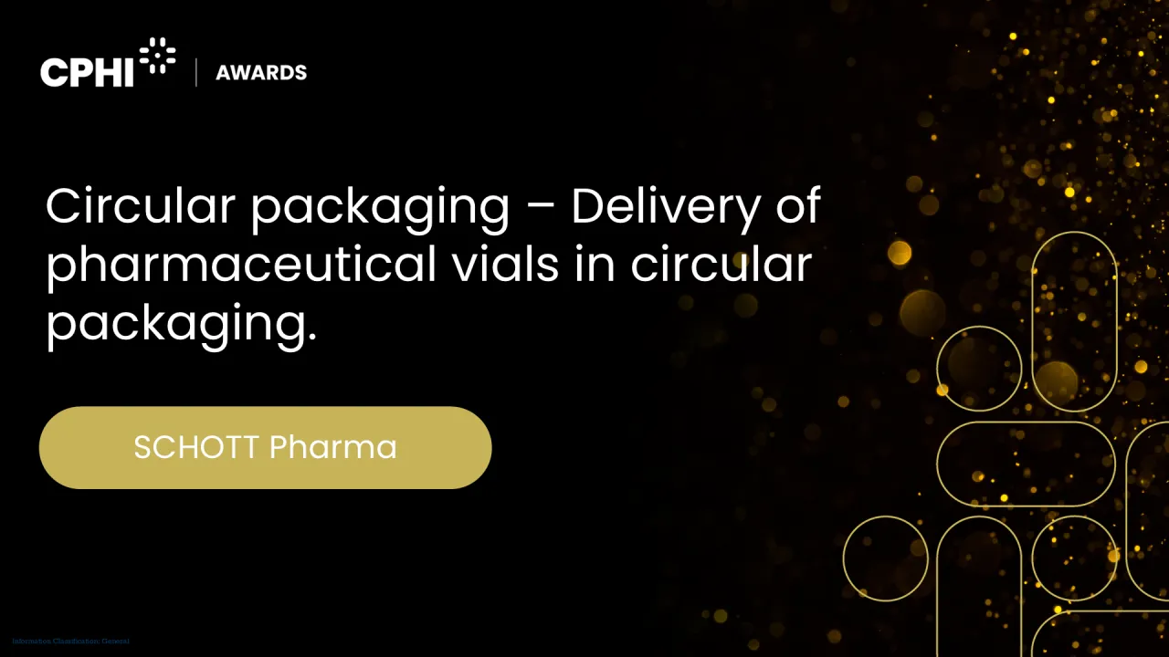 Circular packaging – Delivery of pharmaceutical vials in circular packaging.