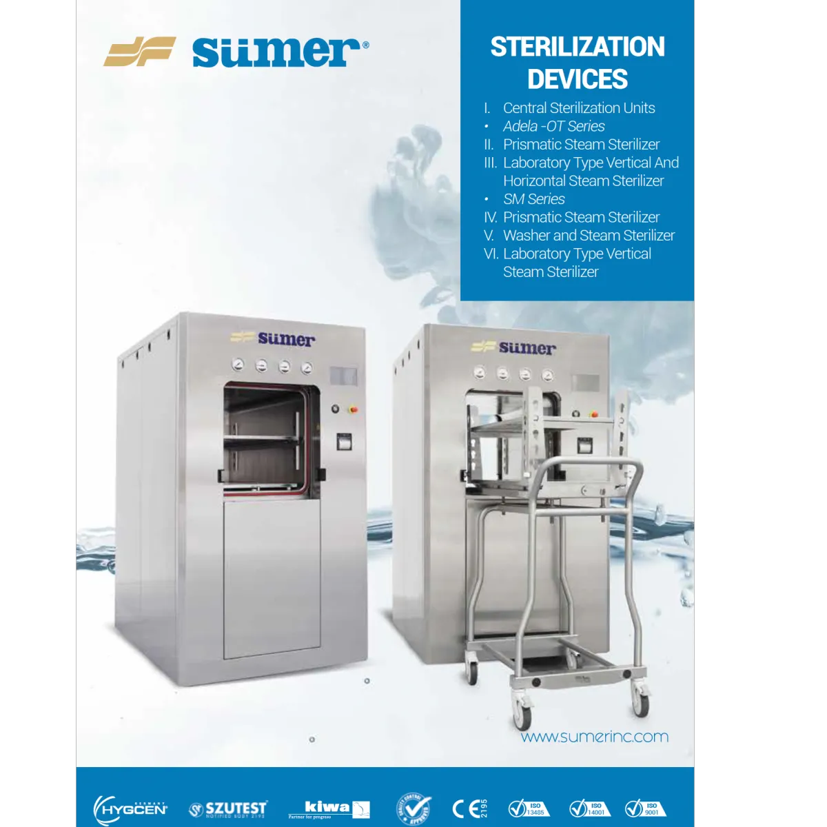 Sumer - Adela Autoclaves (Sterilization) Devices