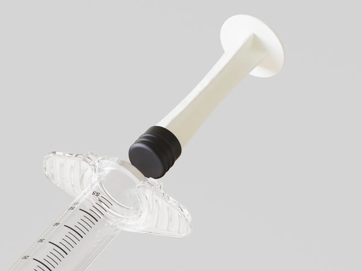 Plunger rods made of Pulp-Injection