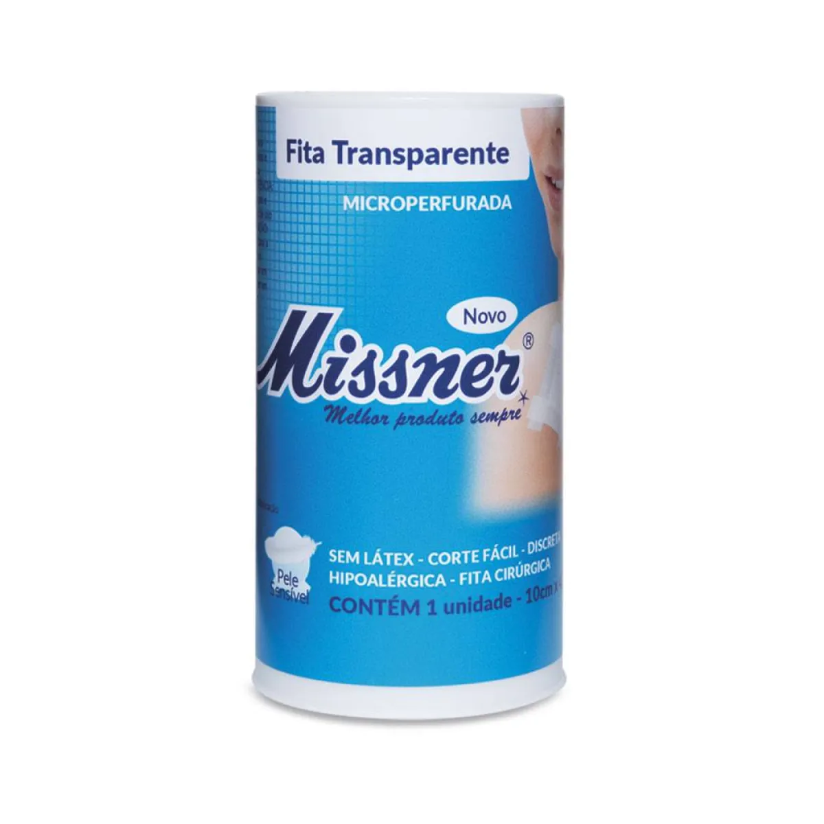 Fita Transparente Hipoalérgica Missner