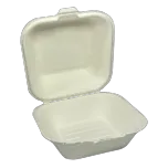 Biodegradable Clamshell Container 6 inch PFAS Free /XDJ-PPC-B6001