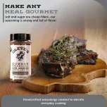 Cleve's Gourmet Cowboy Charcoal Steak Seasoning for Grilling & Cooking, Steak Rub with Smoky Charred Flavor, Prime Rib Seasoning & Beef Seasoning