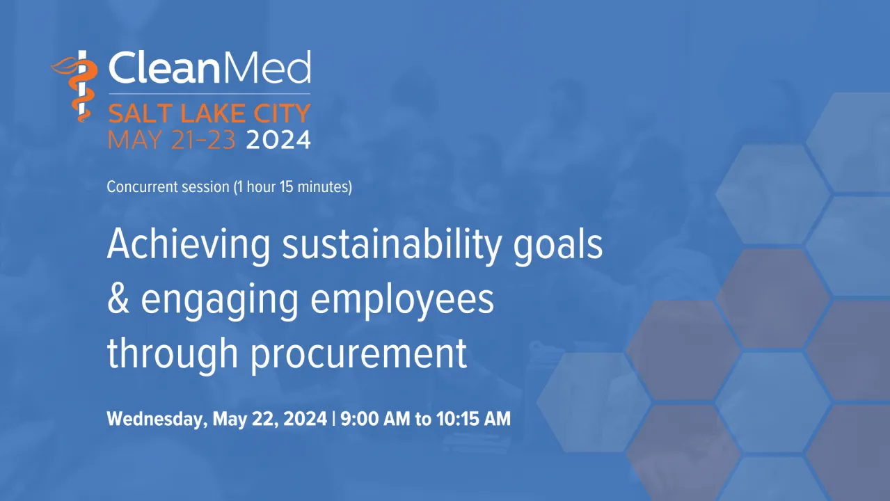 Achieving sustainability goals & engaging employees through procurement