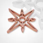 Letra caixa em Cobre