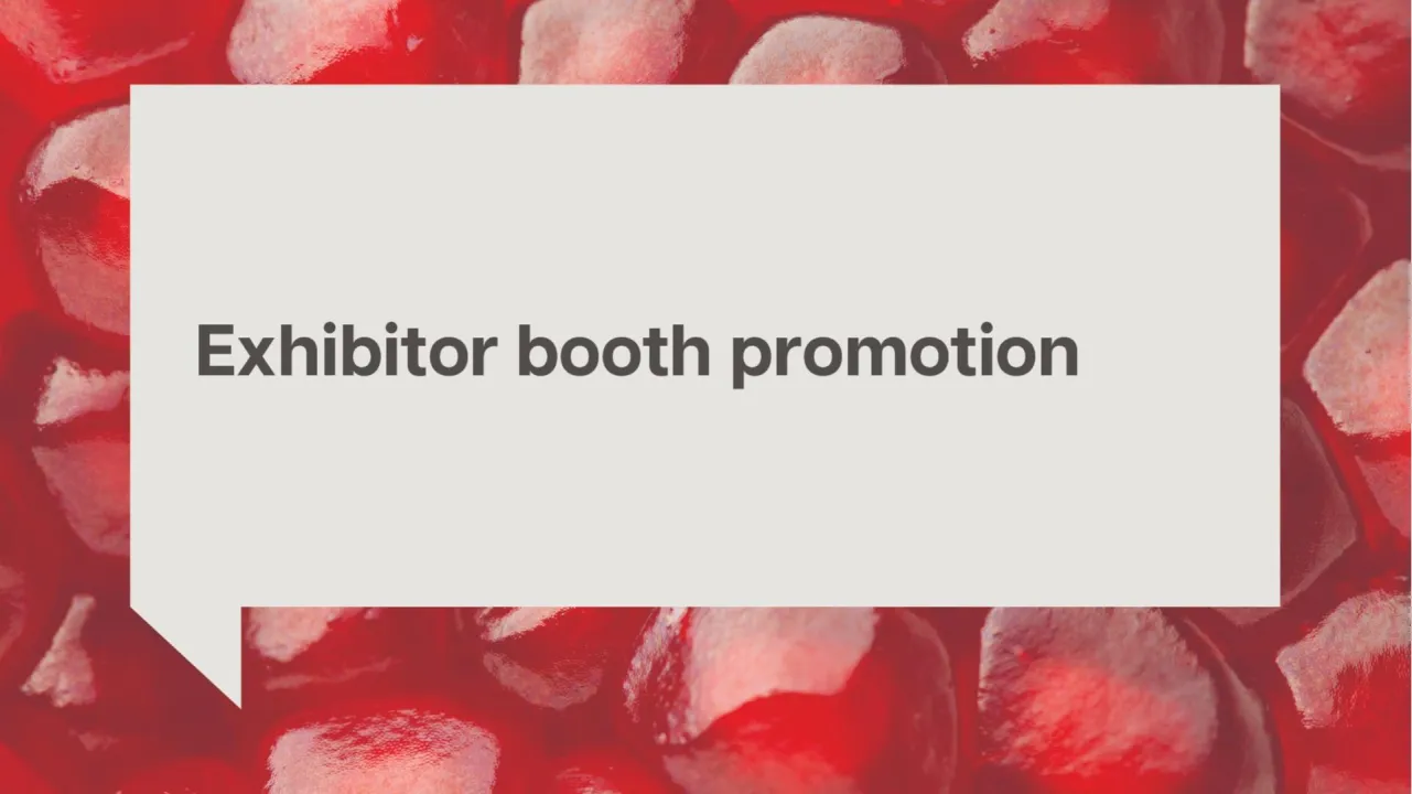 Exhibitor Booth Promotion : Probiotical S.p.A.
