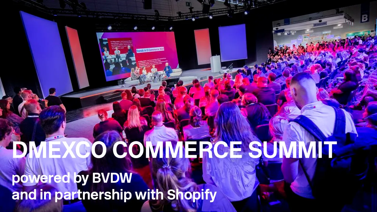 Welcome to the DMEXCO Commerce Summit 2025! - powered by BVDW and in partnership with Shopify