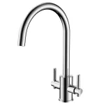 Contemporary Twin Lever Taps