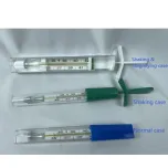Mercury free thermometer
