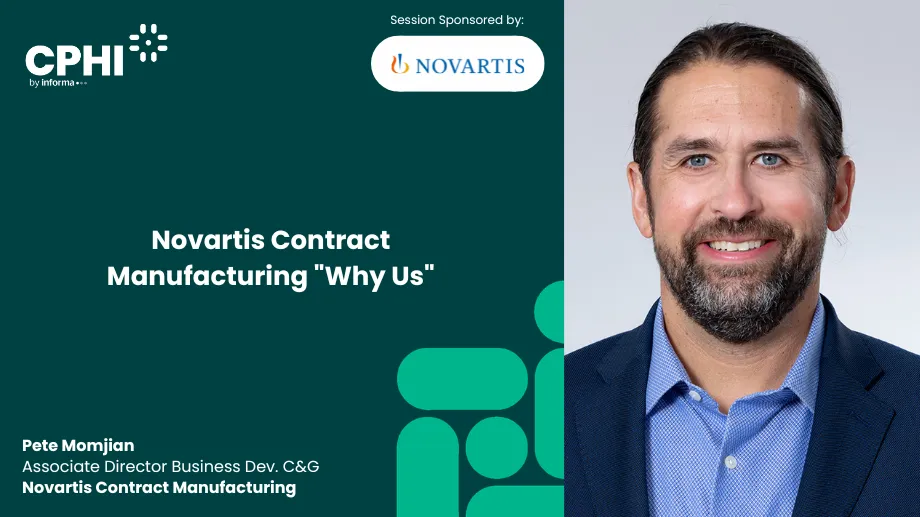 Novartis Contract Manufacturing "Why Us"